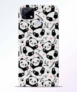 Adorable Panda Realme Narzo 20 Back Cover