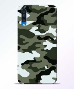 Army Camo Samsung A50 Mobile Cover - CoversGap