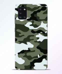 Army Camo Samsung Galaxy A31 Mobile Cover - CoversGap