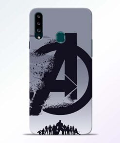 Avengers Team Samsung Galaxy A20s Mobile Cover - CoversGap