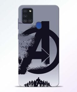 Avengers Team Samsung Galaxy A21s Mobile Cover - CoversGap