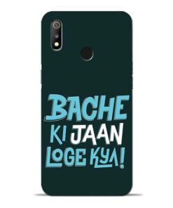 Bache Ki Jaan Louge Oppo Realme 3 Mobile Cover