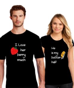 Berry Butter Couple T shirt