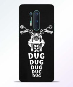 Black Dug Dug Dug Oneplus 8 Pro Back Cover