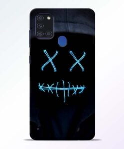 Black Marshmello Samsung Galaxy A21s Mobile Cover - CoversGap