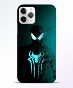 Black Spiderman iPhone 11 Pro Max Mobile Cover