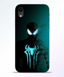 Black Spiderman iPhone XR Mobile Cover