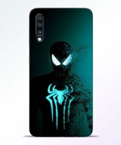 Black Spiderman Samsung Galaxy A70 Mobile Cover - CoversGap