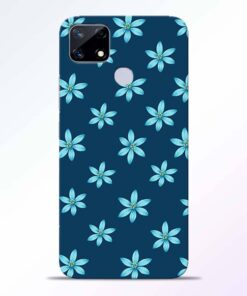 Blue Flower Realme Narzo 20 Back Cover