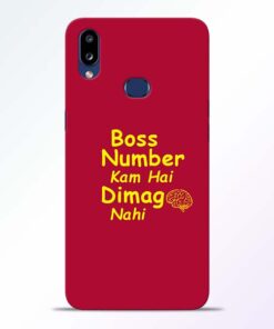 Boss Number Samsung Galaxy A10s Mobile Cover