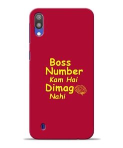 Boss Number Samsung M10 Mobile Cover