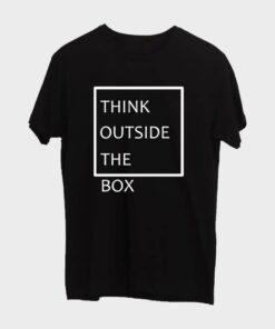 Think Outside T-shirt for Men - Black