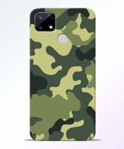 Camouflage Realme Narzo 20 Back Cover - CoversGap