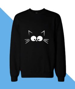 Cat Face Women Sweatshirt