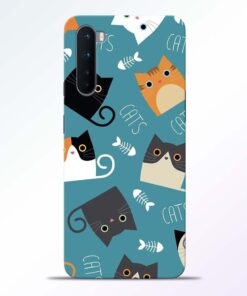 Cat Love Oneplus Nord Back Cover