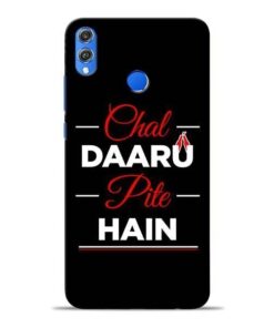 Chal Daru Pite H Honor 8X Mobile Cover