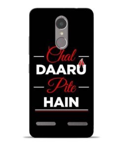 Chal Daru Pite H Lenovo K6 Power Mobile Cover