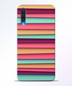 Color Stripes Samsung Galaxy A50 Mobile Cover