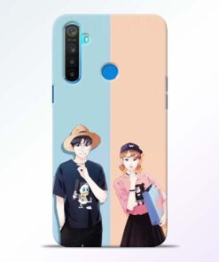 Cute Couple Realme 5 Mobile Cover