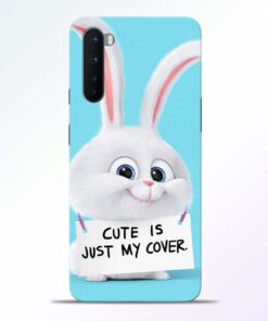 Cute Is Rabbit Oneplus Nord Back Cover