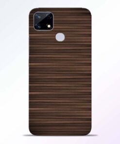 Dark Wood Realme Narzo 20 Back Cover