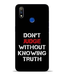 DonT Judge Oppo Realme 3 Pro Mobile Cover