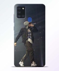 Eminem Style Samsung Galaxy A21s Mobile Cover - CoversGap