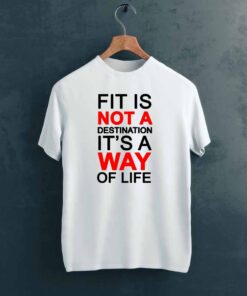 Fit Life Gym T shirt on Hanger
