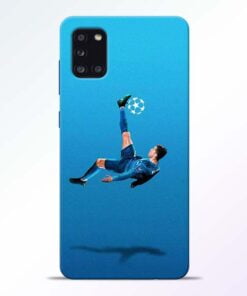 Football Kick Samsung Galaxy A31 Mobile Cover - CoversGap