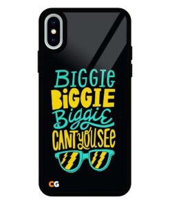 Funny Quote iPhone X Glass Cover