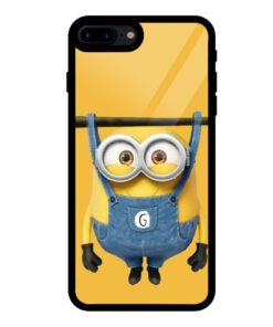 Hanging Minion iPhone 8 Plus Glass Back Cover