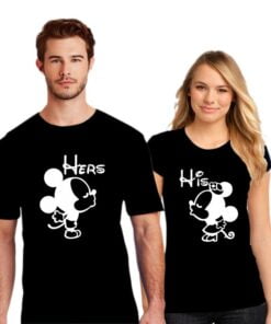 Hers and His Couple T shirt