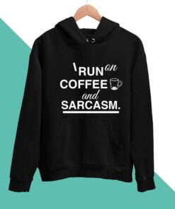 Coffee & Sarcasm Men Hoodies