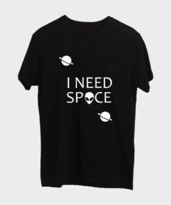 I Need Space T-shirt for Men - Black