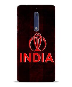 India Worldcup Nokia 5 Mobile Cover