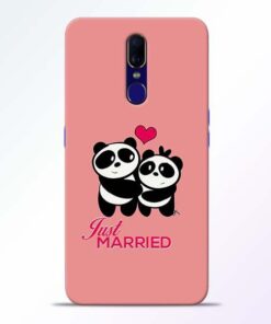 Just Married Oppo F11 Mobile Cover