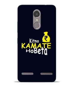 Kitna Kamate Ho Lenovo K6 Power Mobile Cover