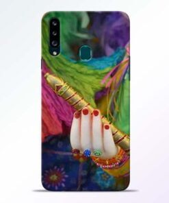 Krishna Hand Samsung Galaxy A20s Mobile Cover - CoversGap