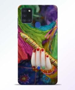 Krishna Hand Samsung Galaxy A21s Mobile Cover - CoversGap