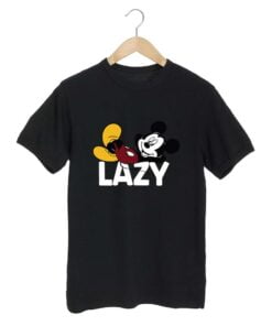 Lazy Black T shirt
