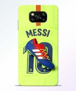 Leo Messi Poco X3 Back Cover - CoversGap