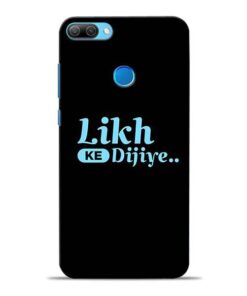 Likh Ke Dijiye Honor 9N Mobile Cover