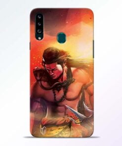 Lord Mahadev Samsung Galaxy A20s Mobile Cover - CoversGap