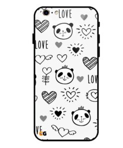 Love Panda iPhone 6 Glass Case