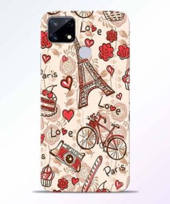 Love Paris Realme Narzo 20 Back Cover