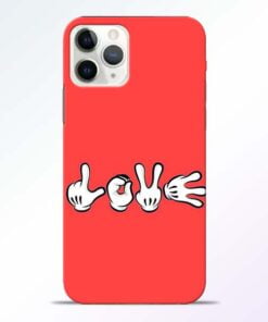 Love Symbol iPhone 11 Pro Max Mobile Cover