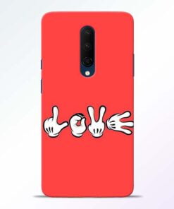 Love Symbol OnePlus 7T Pro Mobile Cover