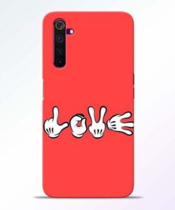 Love Symbol Realme 6 Pro Mobile Cover