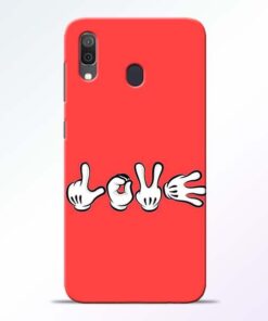 Love Symbol Samsung A30 Mobile Cover - CoversGap