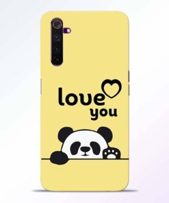 Love U Panda Realme 6 Back Cover